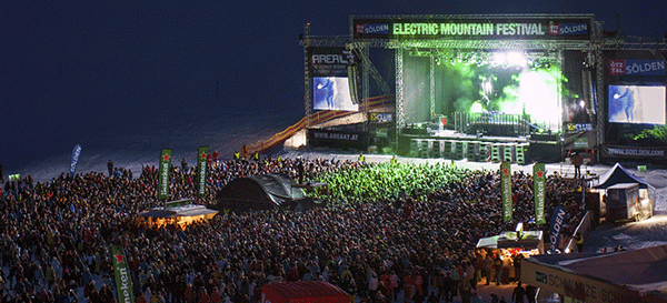Electric Mountain Festival er blandt de største i Alperne - kom tidligt, hvis du skal ha' en god plads!