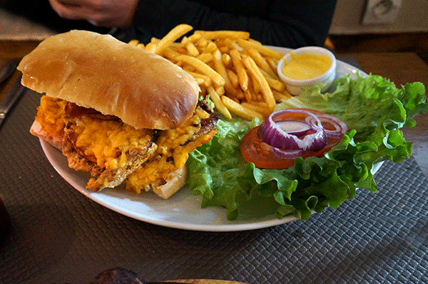 En burger fra Johns American